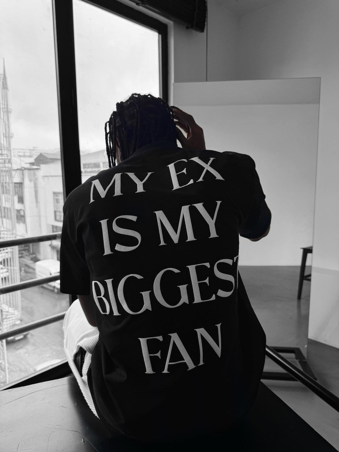 Oversize "EX" T-Shirt Black – Kleidermafia1