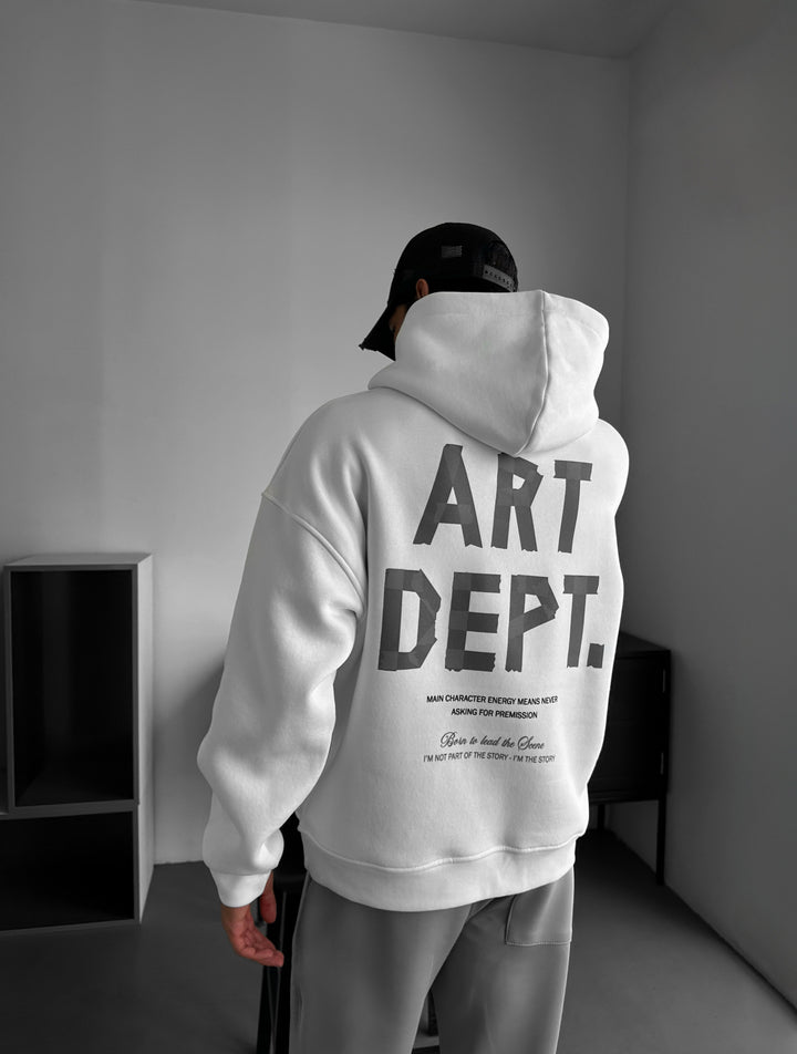 Oversize Art Dept. Hoodie - Ecru