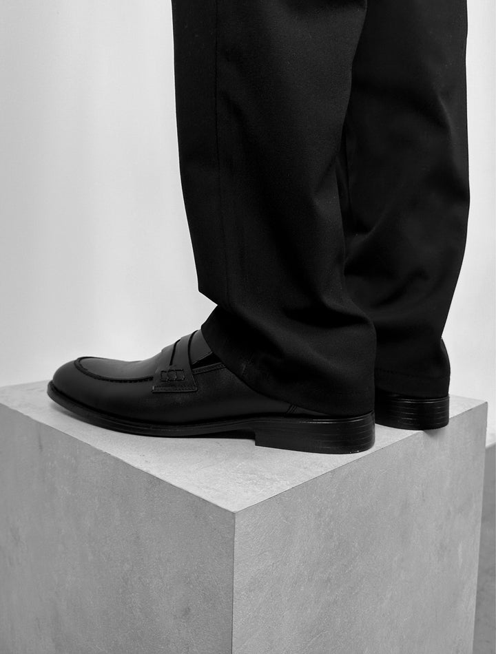 Classic Leather Shoes - Black