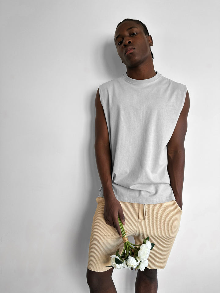 Oversize Basic Tanktop - Grey