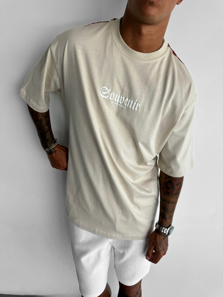 Oversize Souvenir T-shirt - Stone