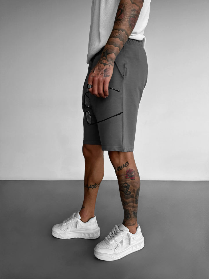 Loose Fit Shorts - Anthracite