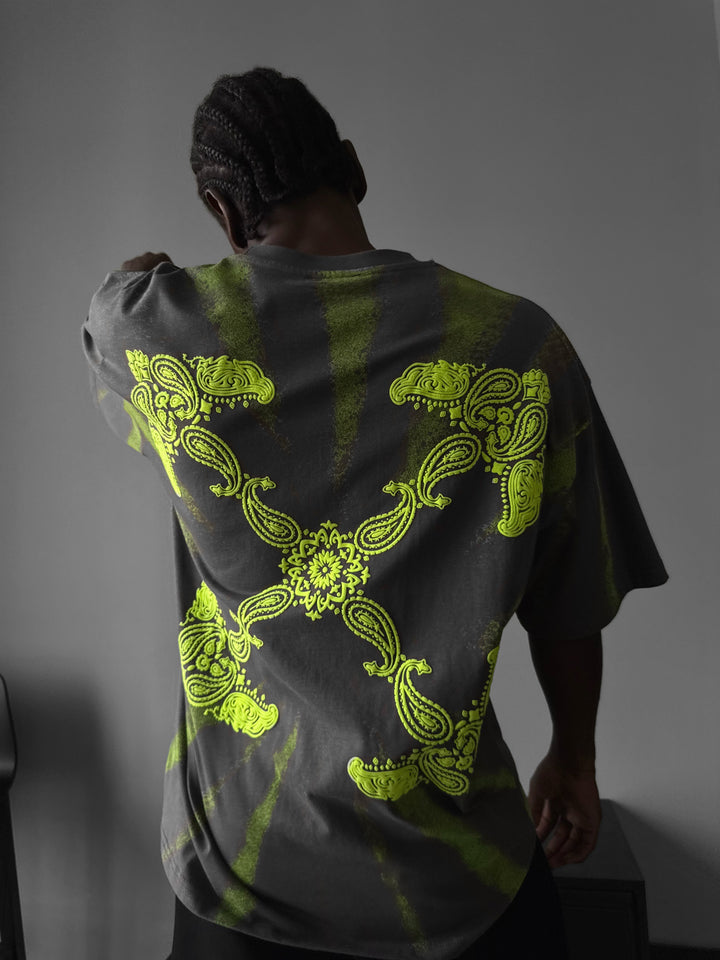Oversize 'Sacred' T-Shirt - Anthracite
