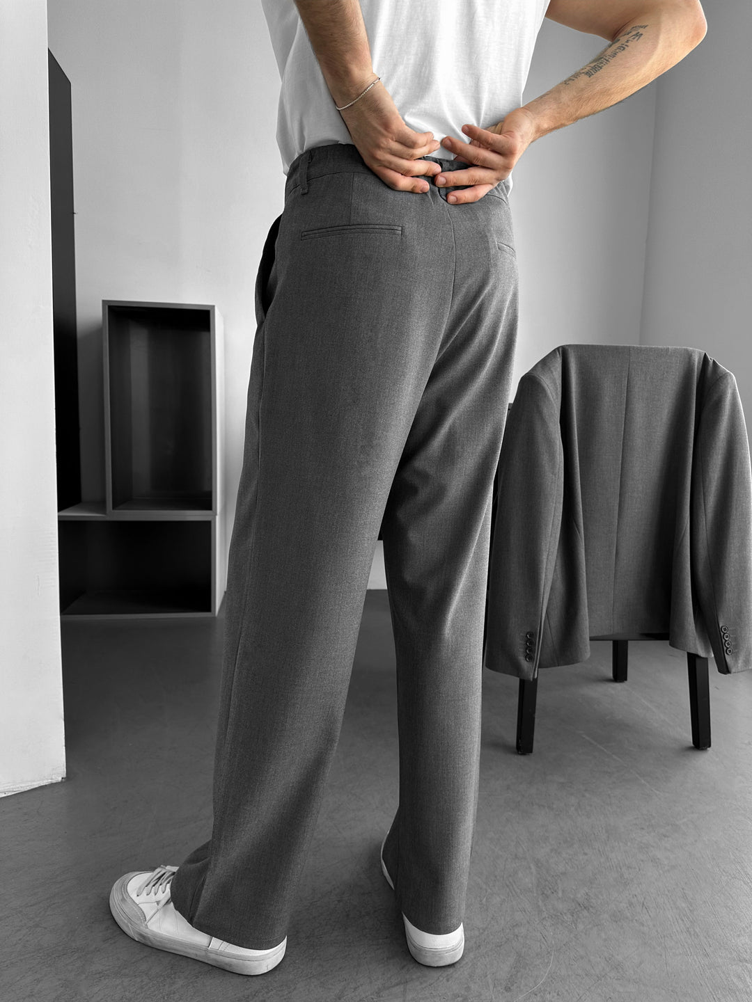 Oversize Tailored Suit - Anthracite