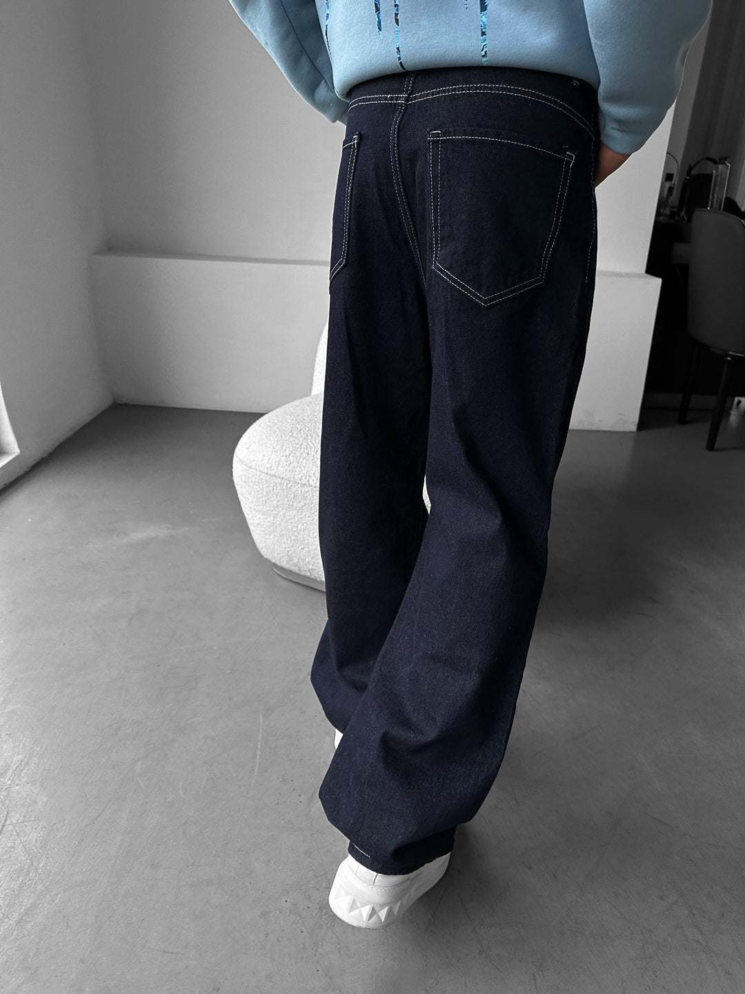 Relax Baggy Jeans - Dark Blue