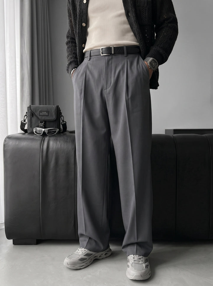Loose Fit Comfort Trousers - Stormy Weather