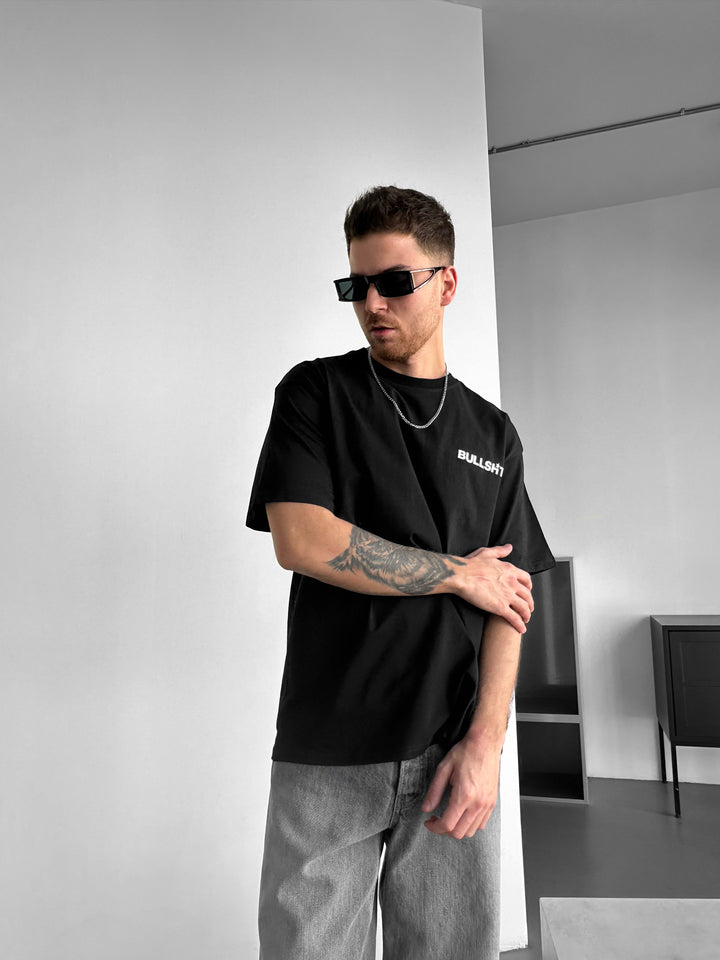 Oversize Kissing T-shirt - Black