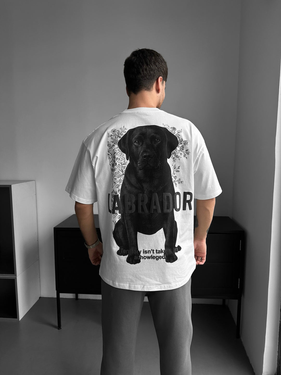 Oversize Labrador T-shirt - Ecru