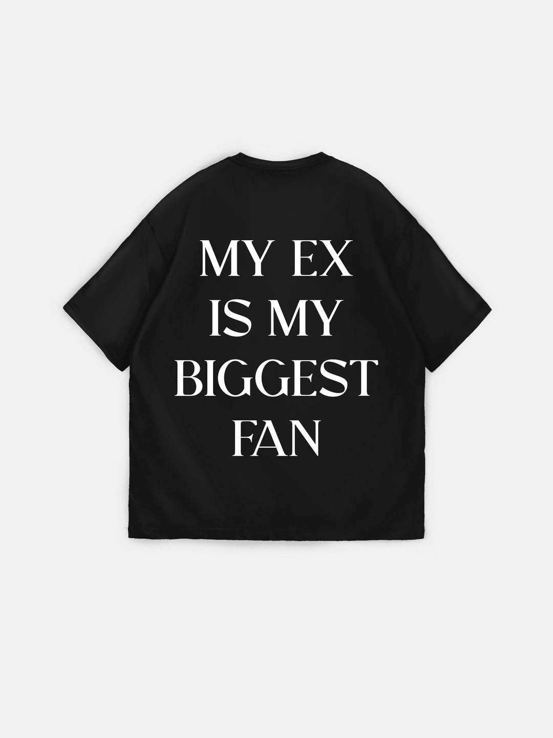 Oversize "EX" T-Shirt - Black