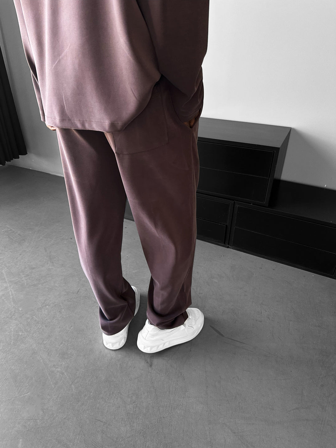 Modal Pleated Trousers - Deauville Mauve