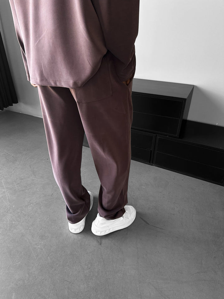 Modal Pleated Trousers - Deauville Mauve