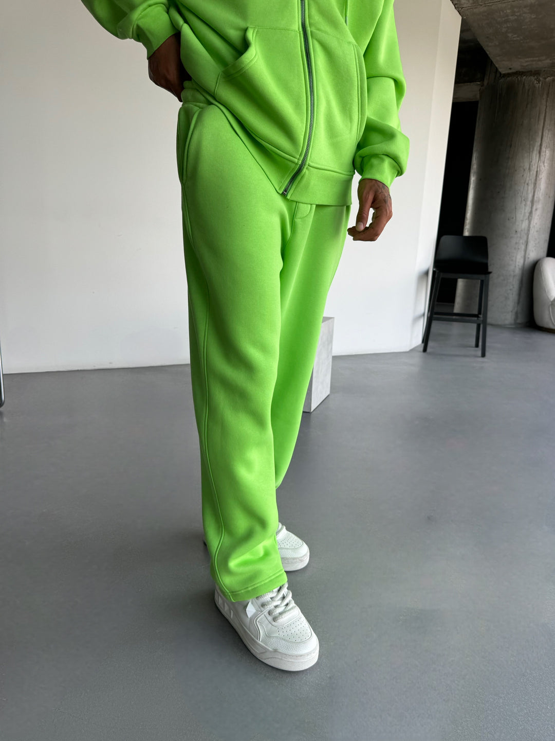 Basic Trousers - Neon Slime