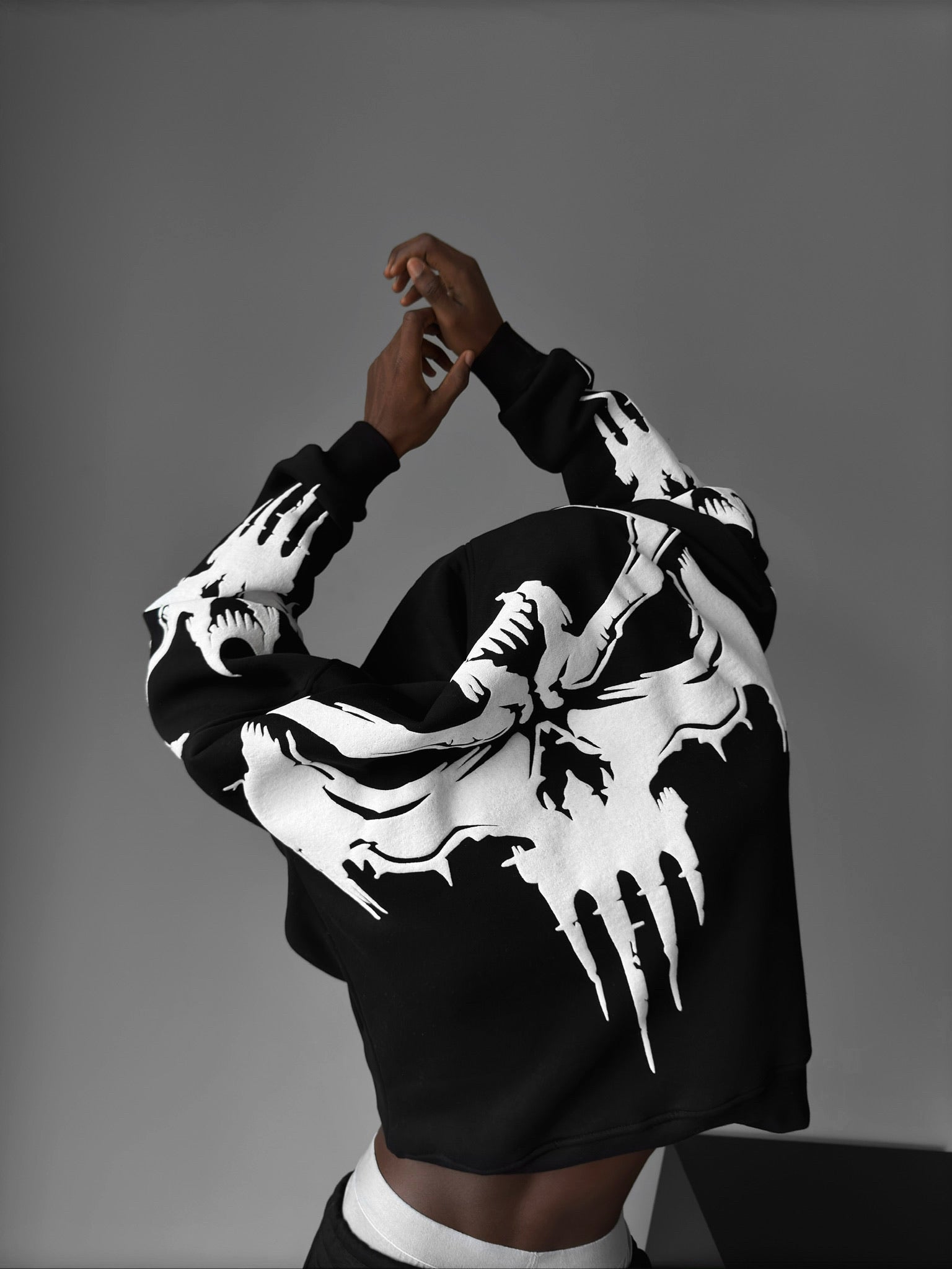 Oversize Ghost Hoodie - Black – Kleidermafia