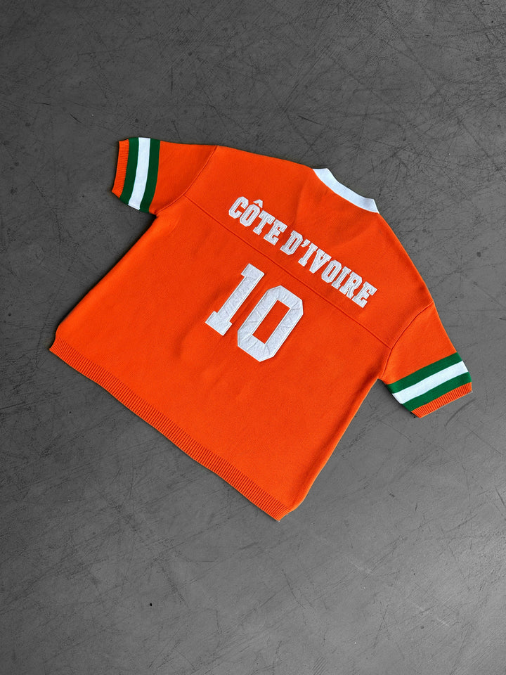 Oversize Côte d’Ivoire Knit T-shirt - Orange
