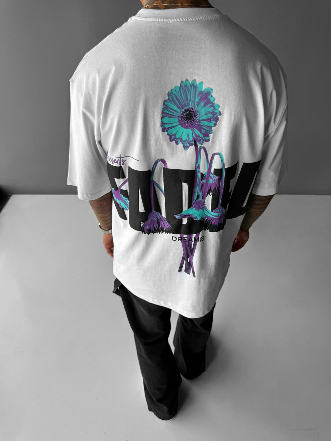 Oversize Faded T-shirt - White