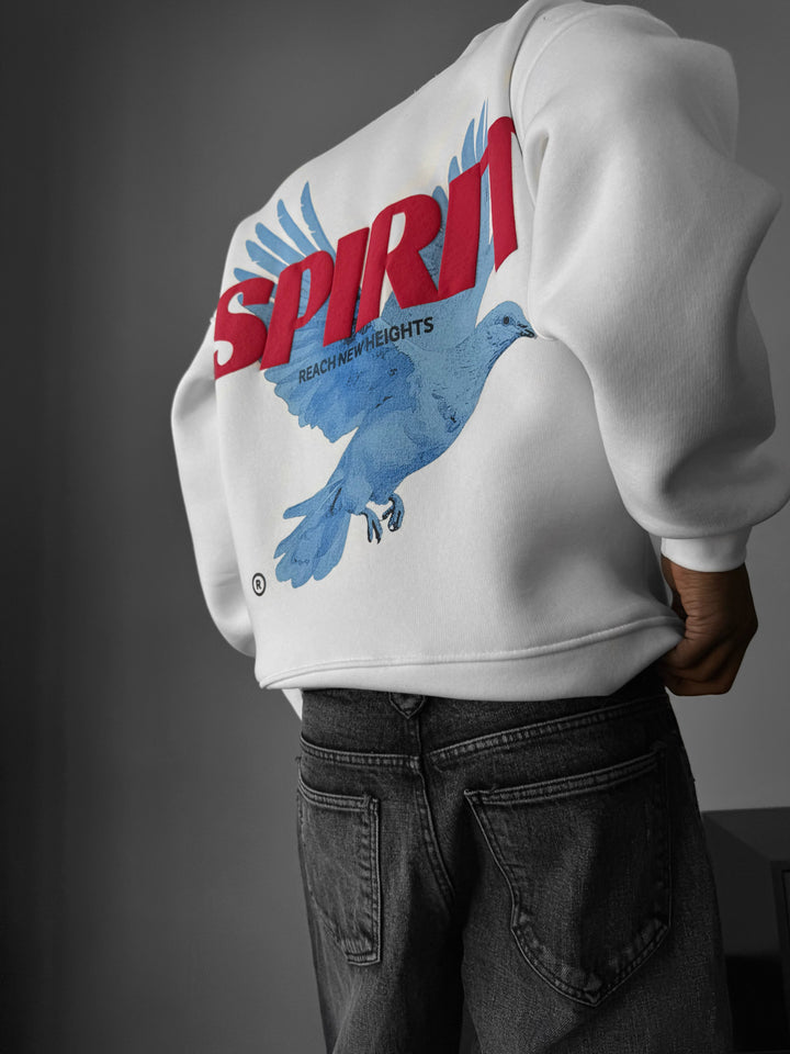 Oversize Spirit Hoodie - White