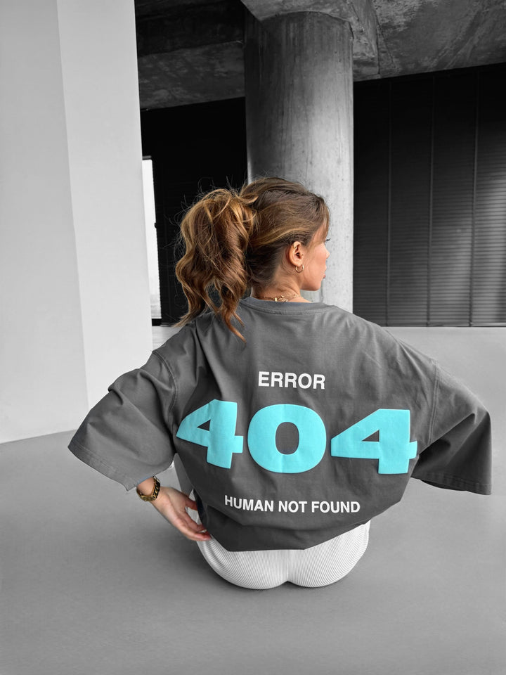 Oversize 404 T-shirt - Anthracite