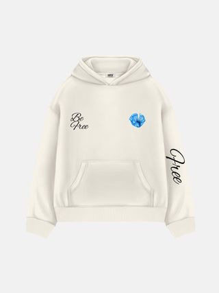 Oversize Be Free Hoodie - Bone