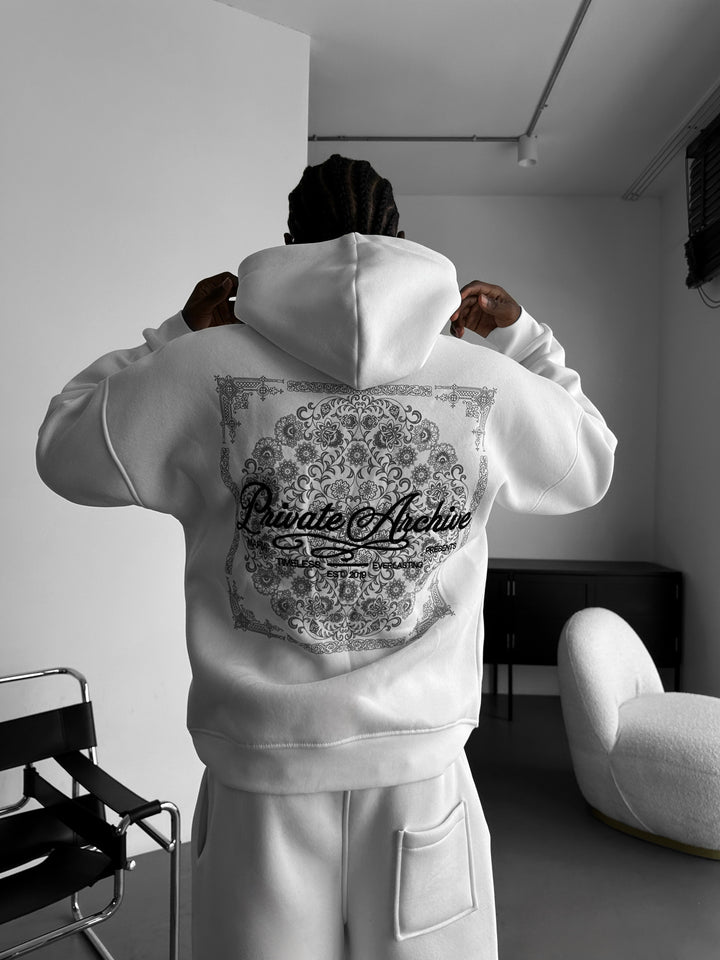 Oversize Private Archive Hoodie - Ecru