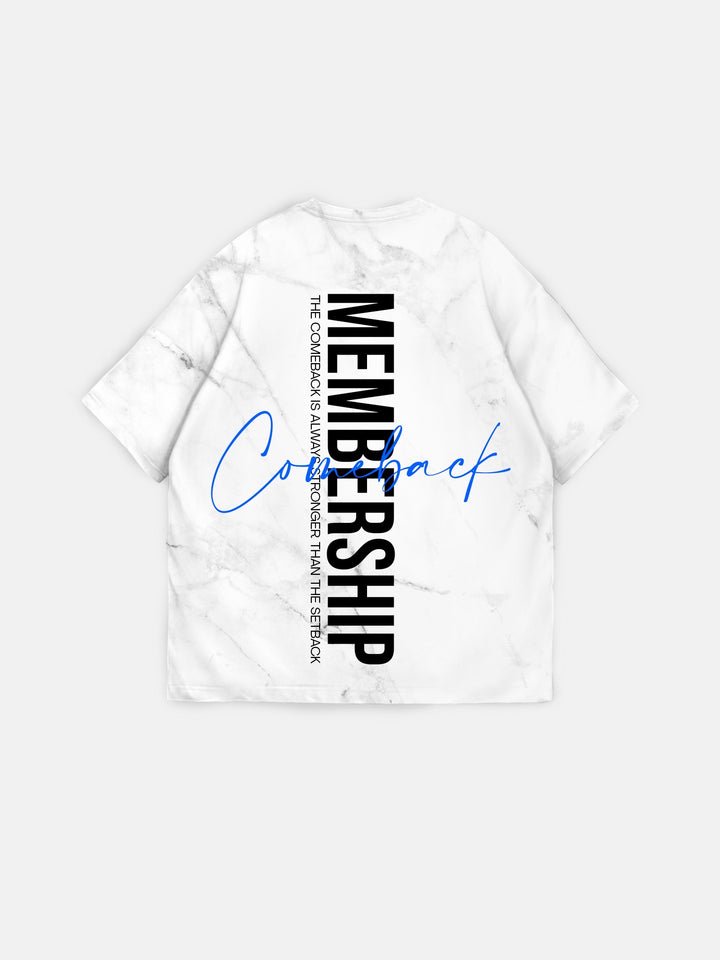 Oversize Membership T-shirt - White