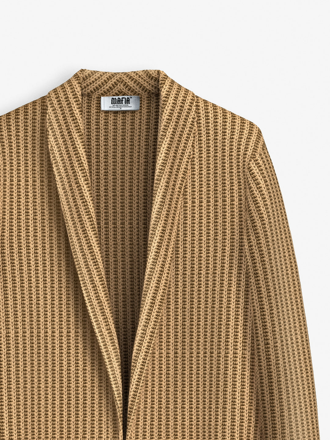 Oversize Pocket Cardigan - Mustard