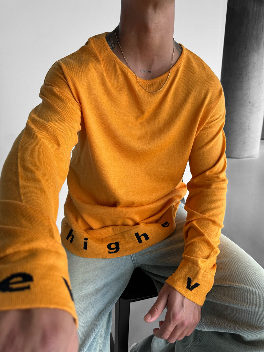 Highest Sweater - Dark Cheddar