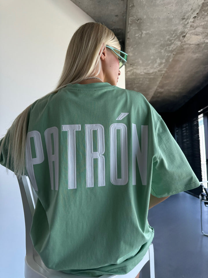 Oversize Patron T-shirt - Quiet Green