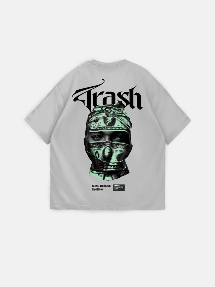 Oversize Trash T-shirt - Grey