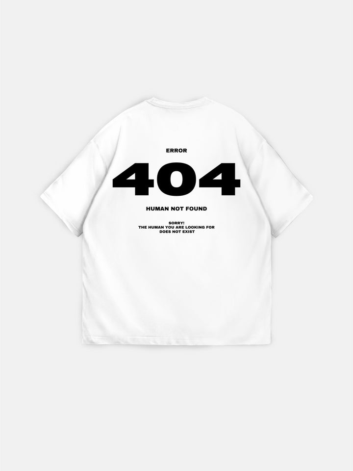Oversize 404 T-shirt - Ecru