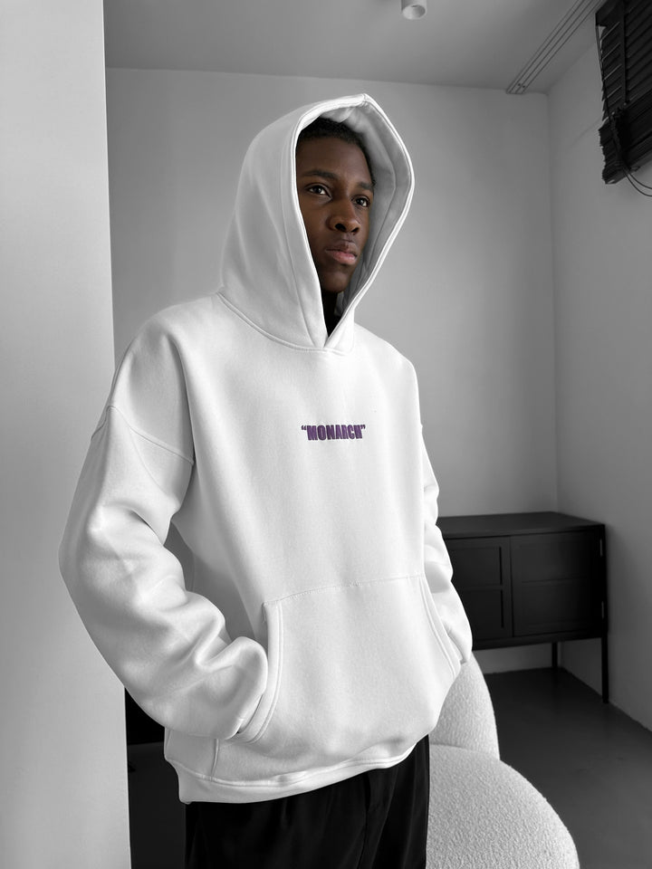 Oversize Monarch Hoodie - Ecru