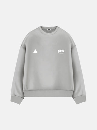 Oversize Paris Sweater - Grey