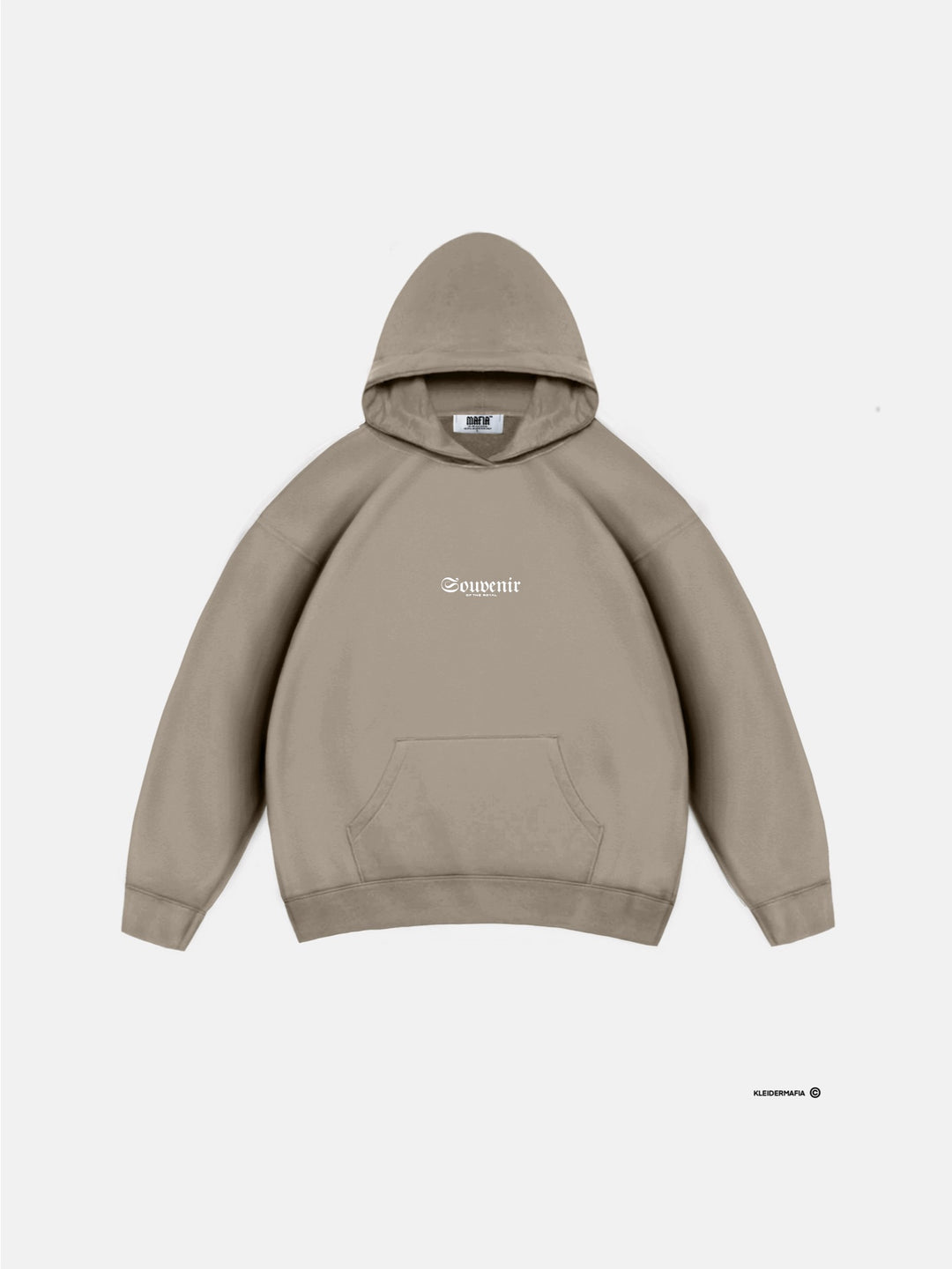 Oversize Souvenir Hoodie - Simply Taupe