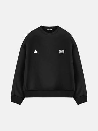 Oversize Paris Sweater - Black
