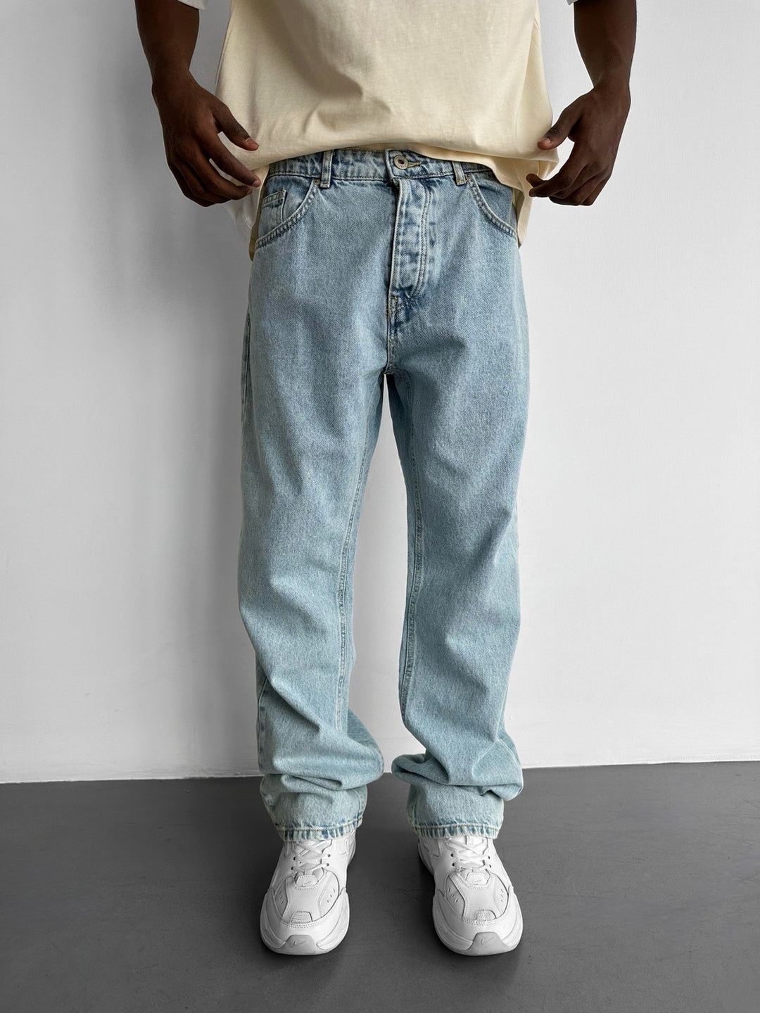 Basic Baggy Jeans - Blue