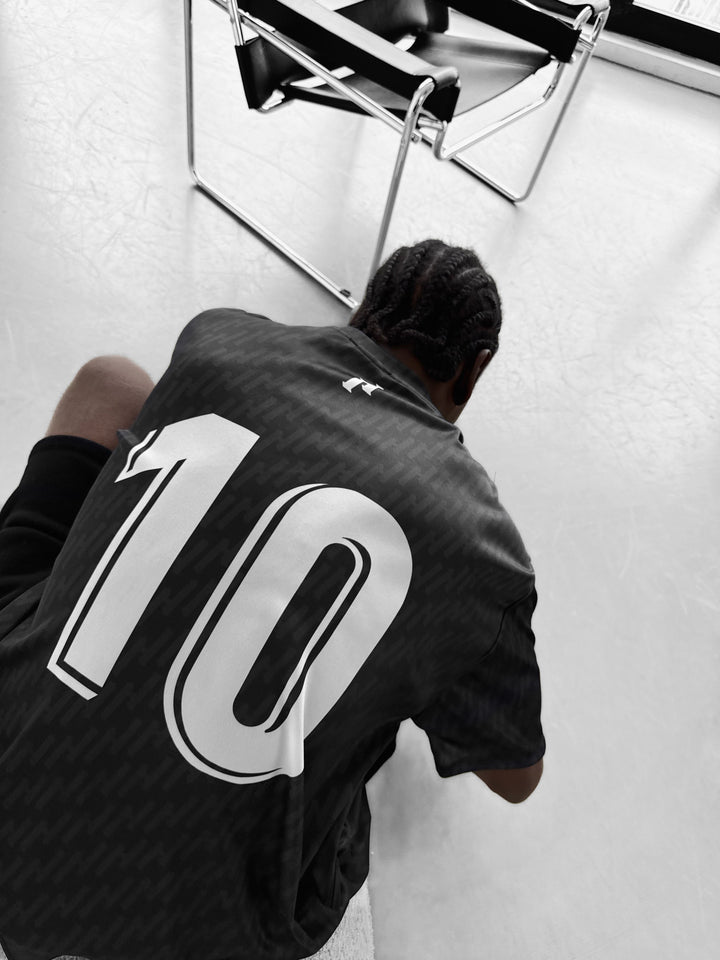 Oversize Mafia Trikot T-Shirt - Black
