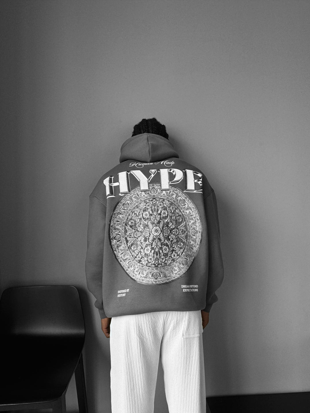 Oversize Hype Hoodie - Anthracite