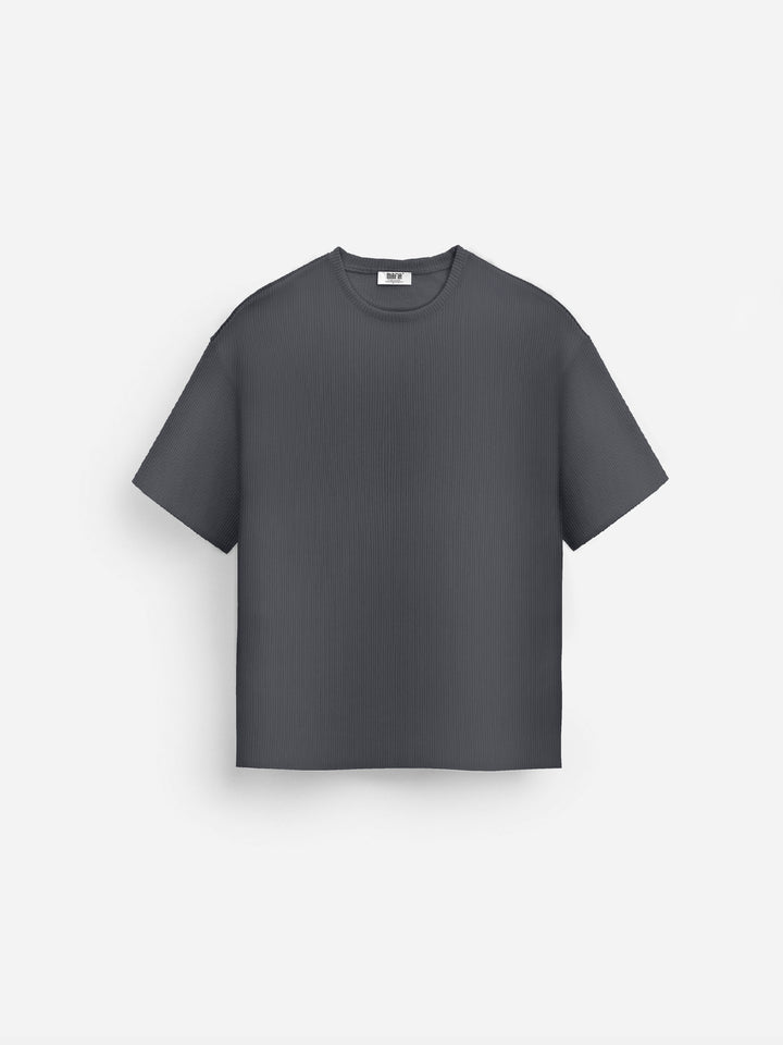Oversize Cord Tee - Anthracite