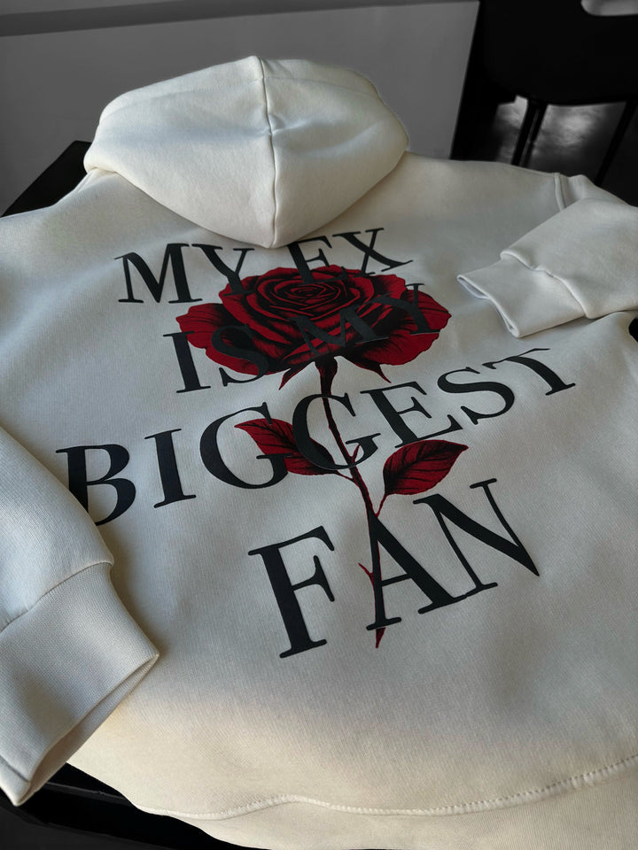 Oversize “EX” Hoodie - Beige