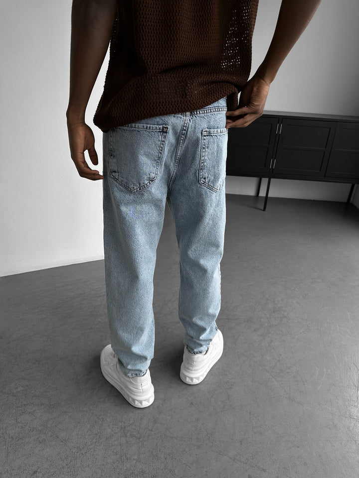 Boyfriend Jeans - Light Blue