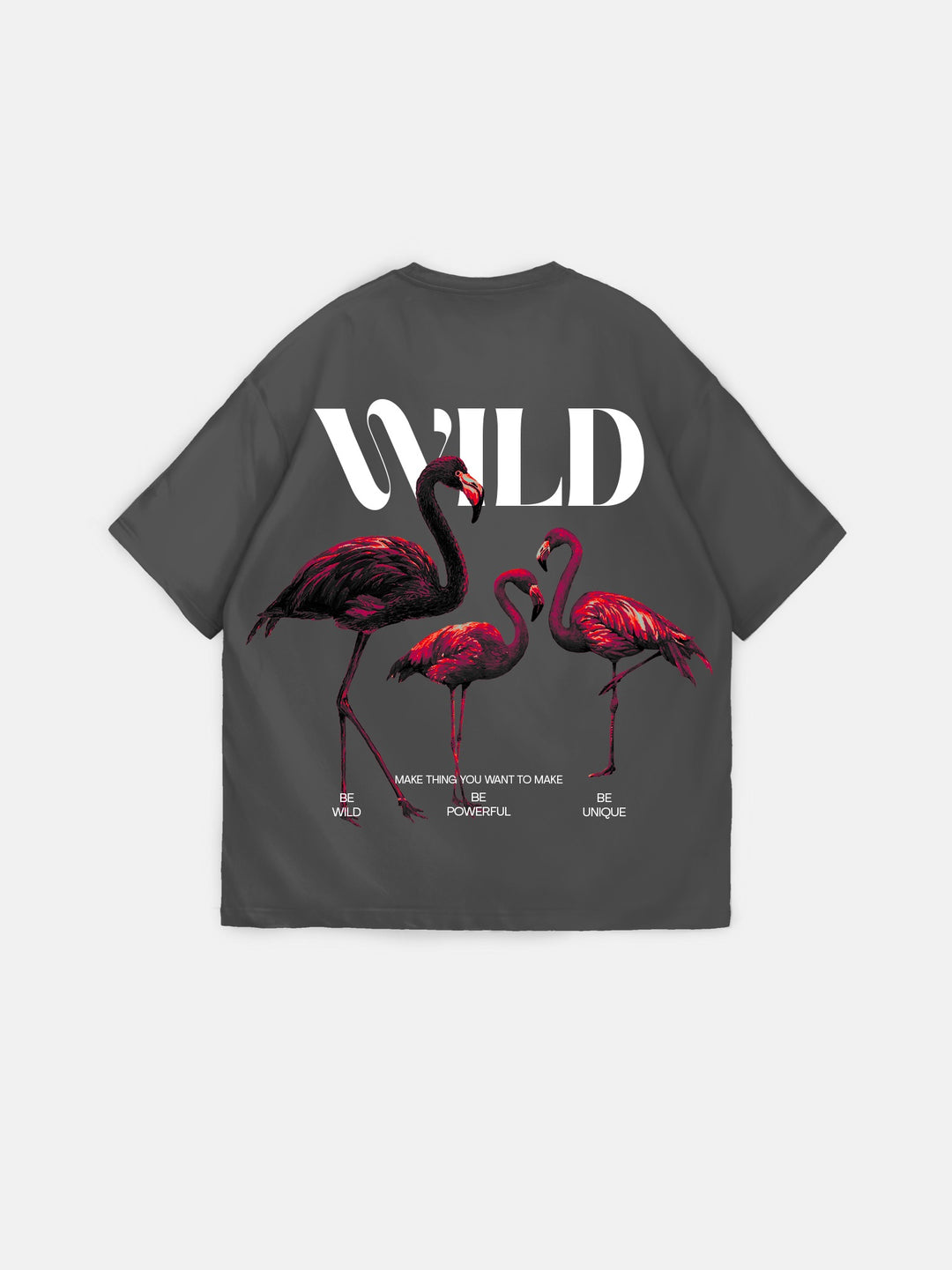 Oversize Wild T-Shirt - Anthracite
