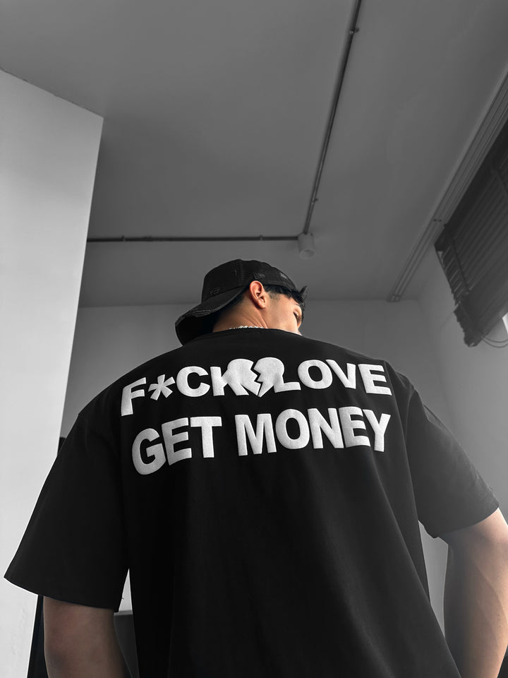 Oversize Get Money T-shirt - Black