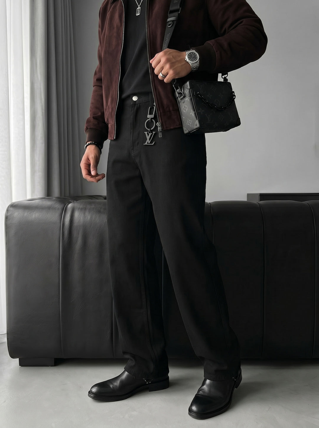 Relax Baggy Jeans - Black