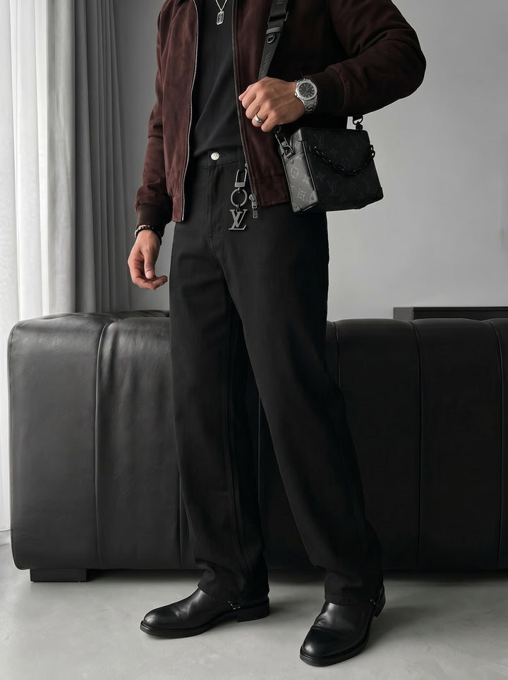 Relax Baggy Jeans - Black