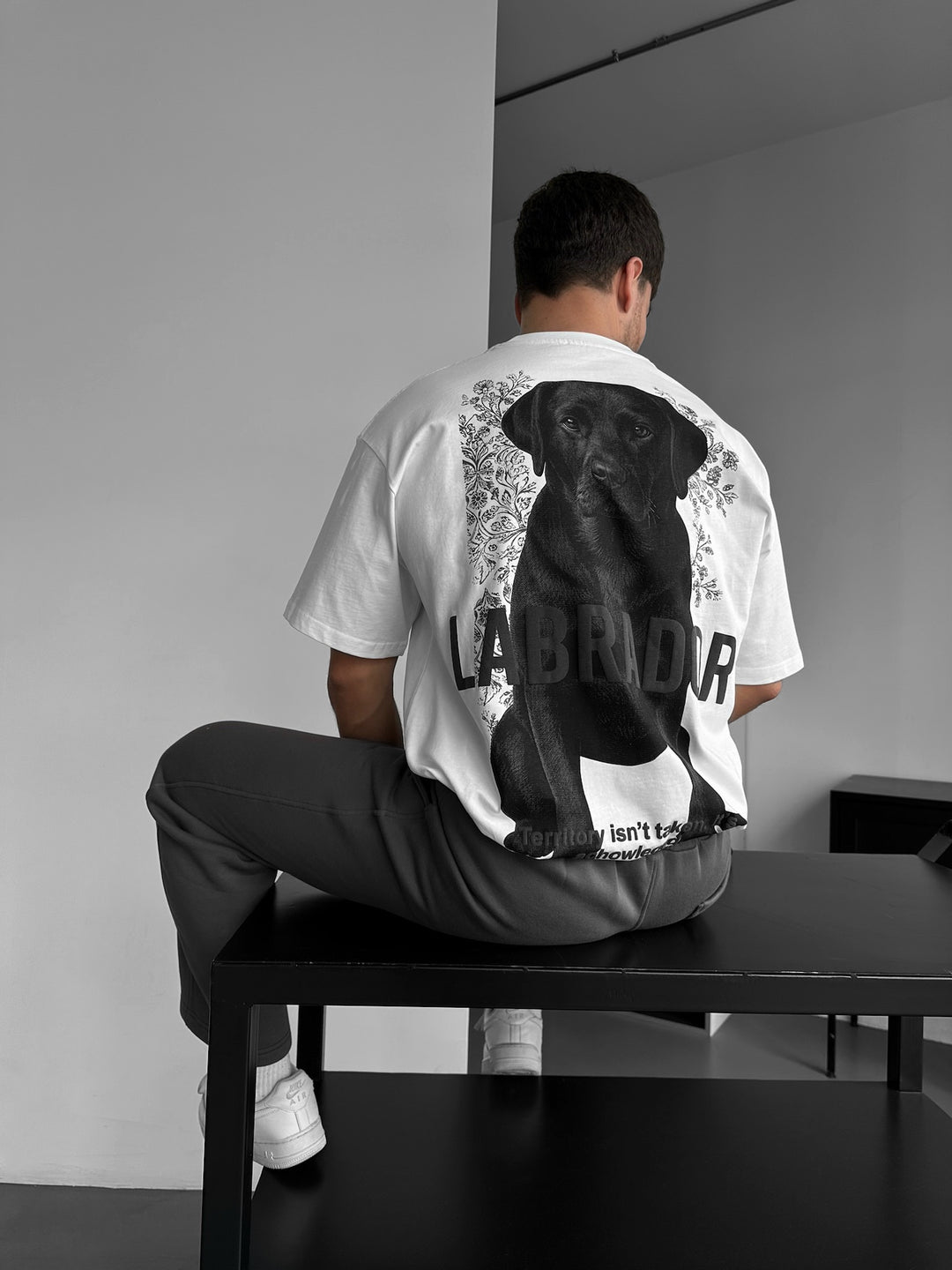 Oversize Labrador T-shirt - Ecru