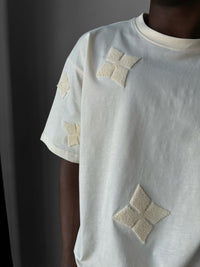 Oversize "EX" T-Shirt - Antique White