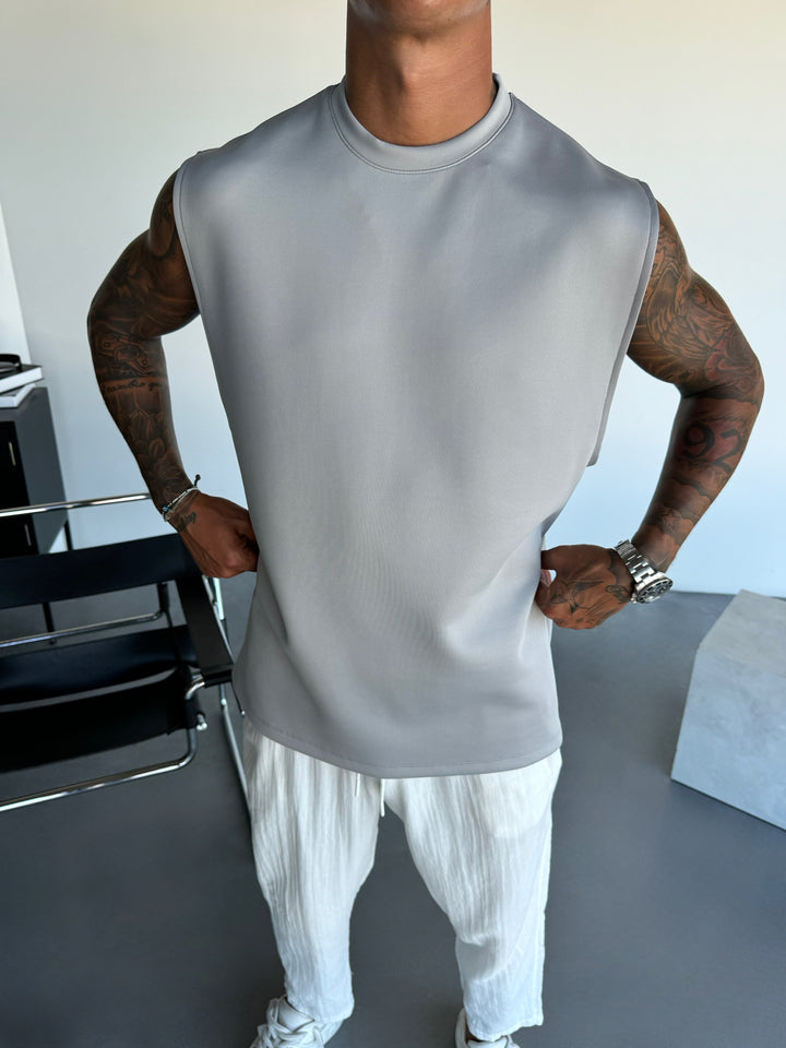 Oversize Diver Tanktop - Grey