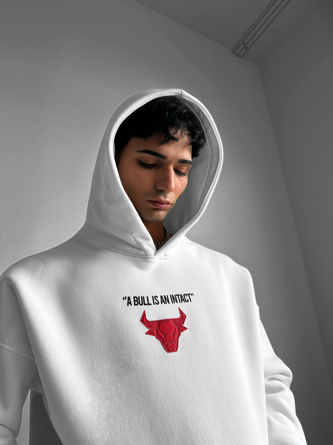 Oversize Bull Hoodie - Off White