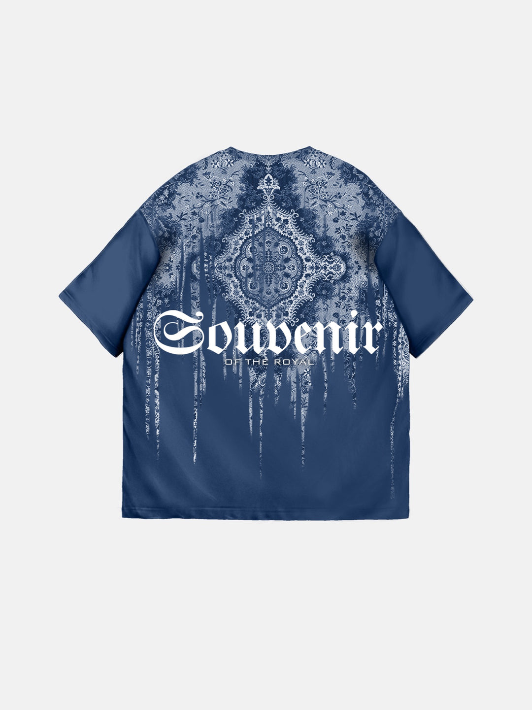 Oversize Souvenir T-Shirt - Navy Peony