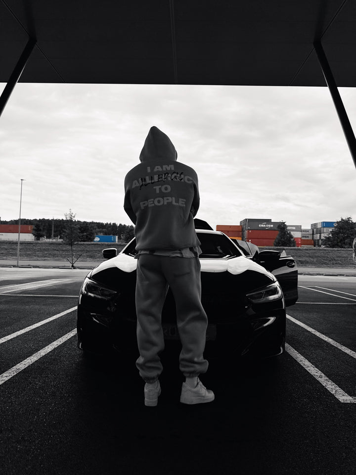 Oversize Allergic Hoodie - Grey