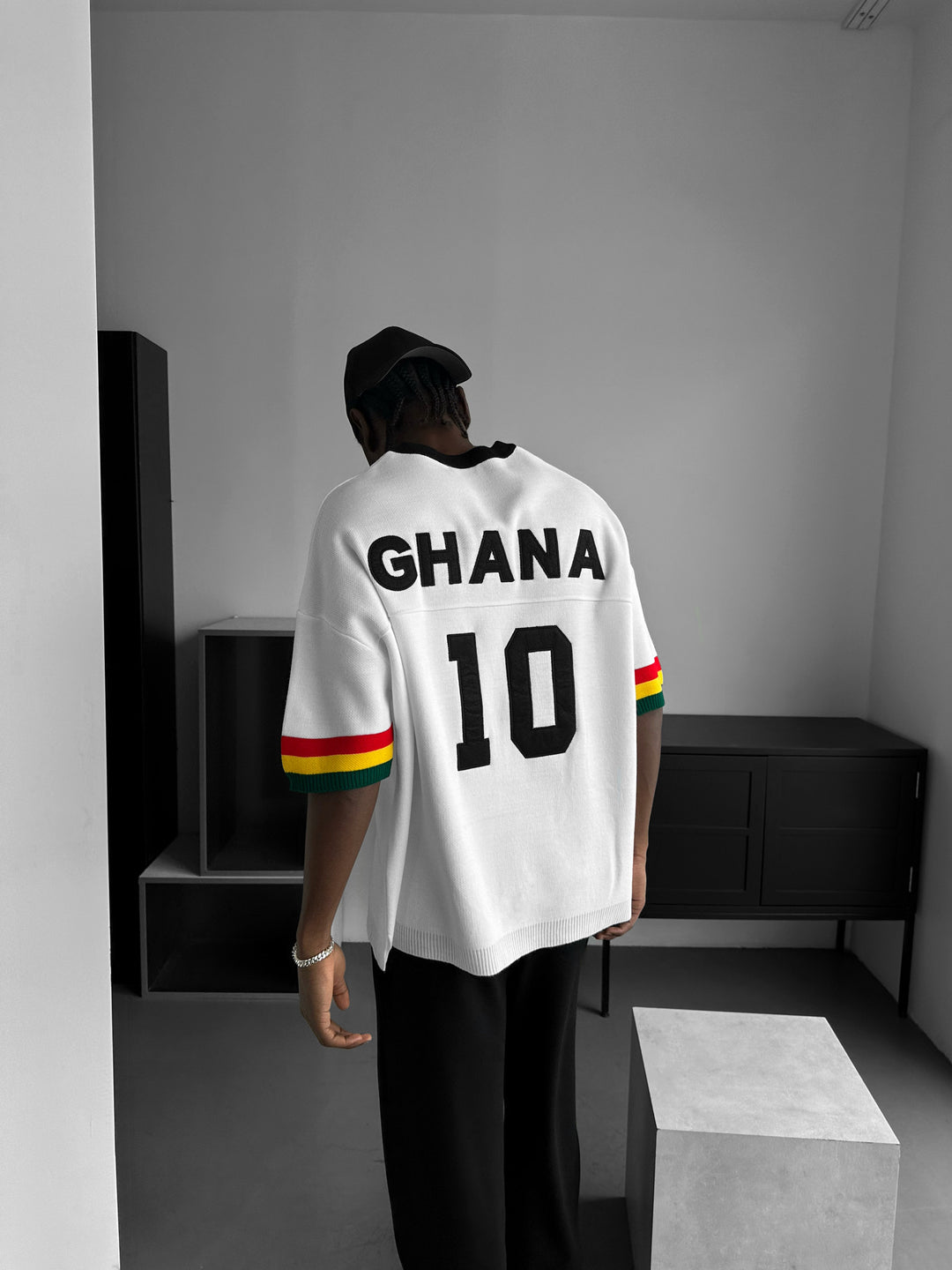 Oversize Ghana Knit T-shirt - White